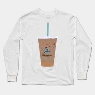 Iced Coffee Drawing Long Sleeve T-Shirt